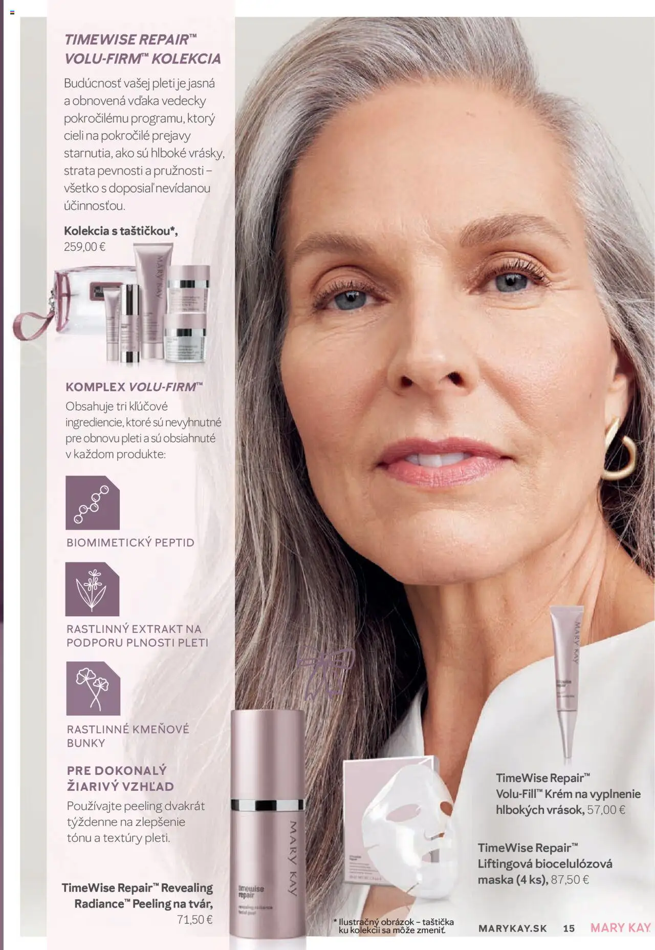 Nové Mary Kay akcie – leták je platný od 01.10.2025 | Strana: 15 | Produkty: Maska, Peeling, Krém
