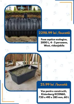 Ofertele Dedeman valabile de la 01.03.2026 | Pagină: 5 | Produse: Fosă septică