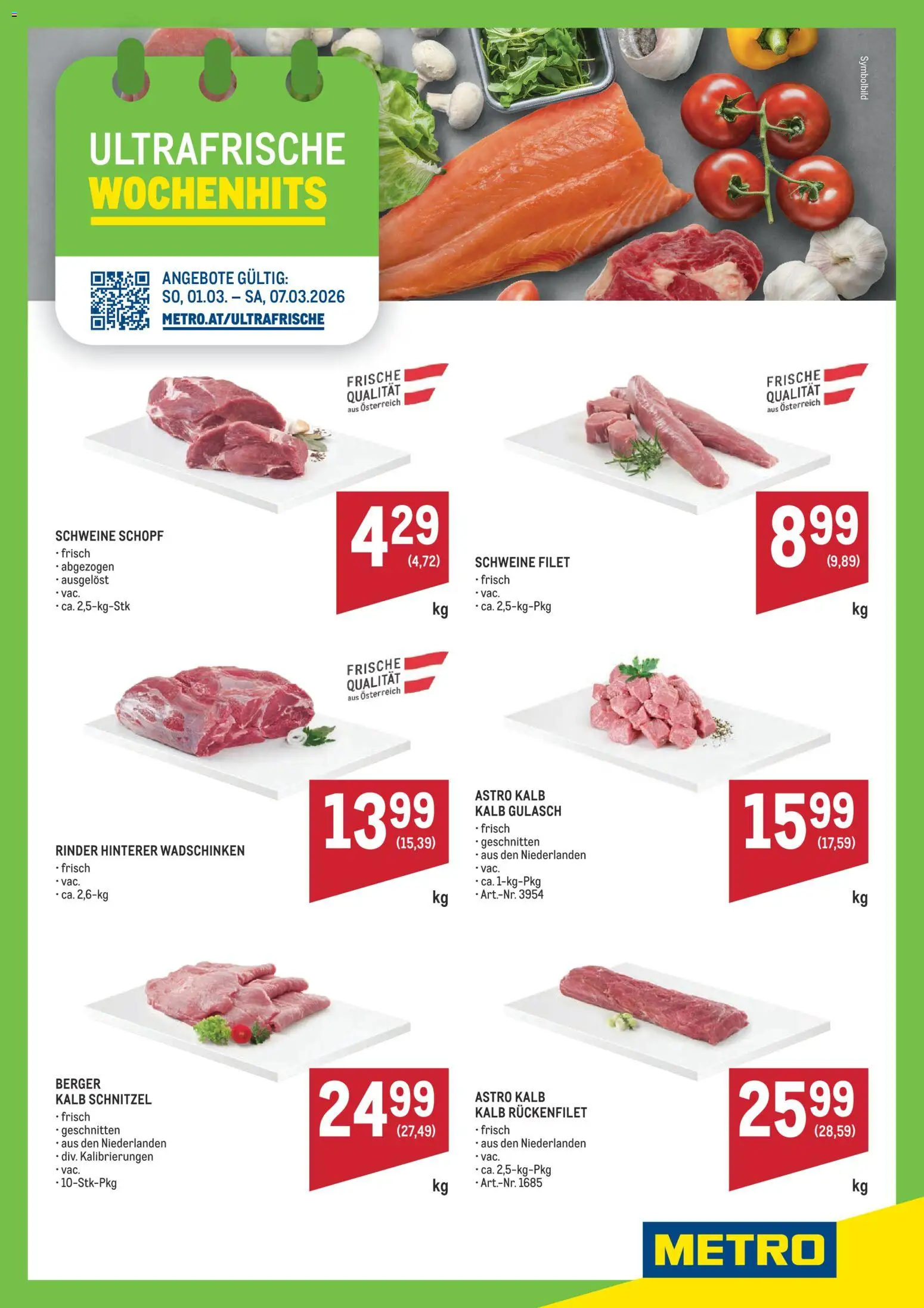 Metro Angebote Wochenhits gültig ab 01.03.2026 | Seite: 1