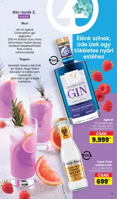 Interspar akciós ujság - amely érvényes a következő dátumtól: 26.06.2025 | Oldal: 5 | Termékek: Tonic, Jégkocka, Gin