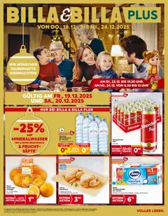 Billa AT Akciós újság - amely érvényes a következő dátumtól: 18.12.2025
