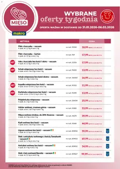 Pogląd oferty "Makro Gazetka - Wybrane oferty tygodnia w dostawie" - ważna od 31.01.2026