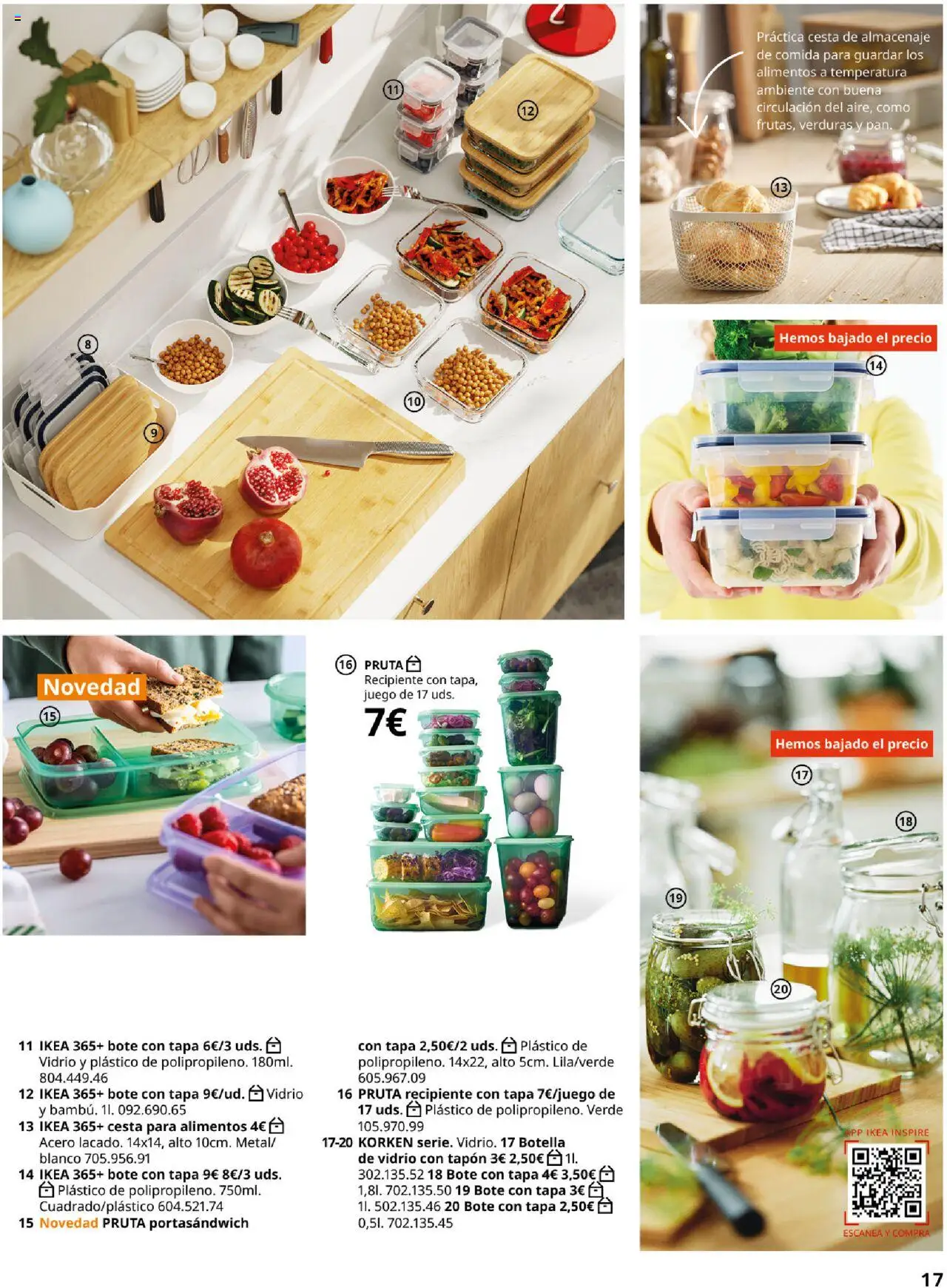 Catálogo IKEA Accesorios y decoración │ válido desde el 25.09.2025 | Página: 17 | Productos: Almacenaje, Κούβα, Cesta
