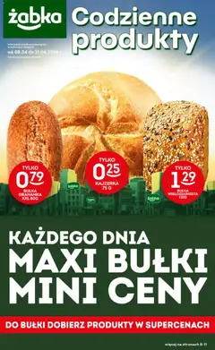 Pogląd oferty "Żabka gazetka - Codzienne produkty" - ważna od 08.04.2026
