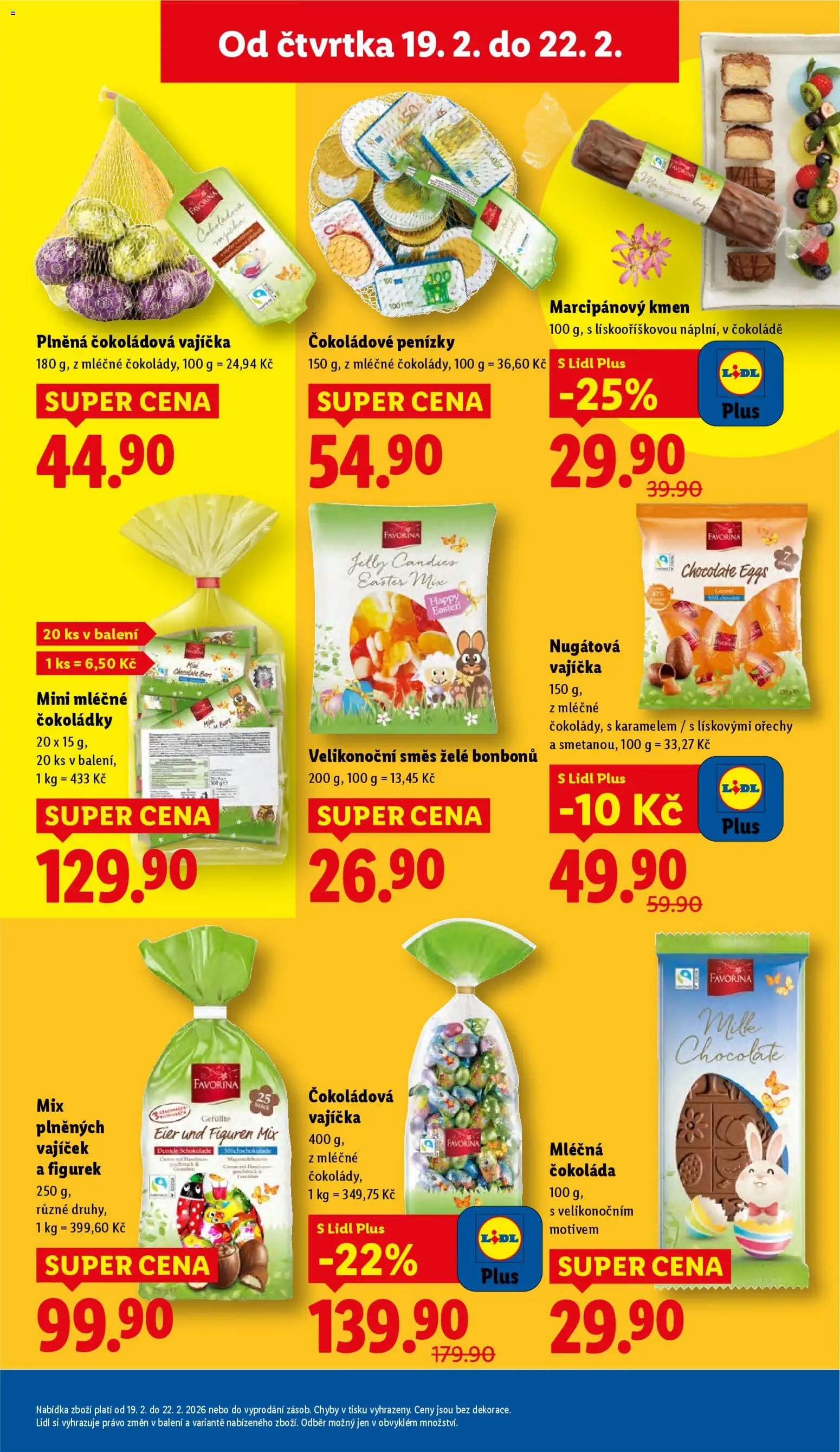 Lidl leták od 19.02.2026 | Strana: 25 | Produkty: Vajíčka, Čokoláda, Ořechy, Milk chocolate