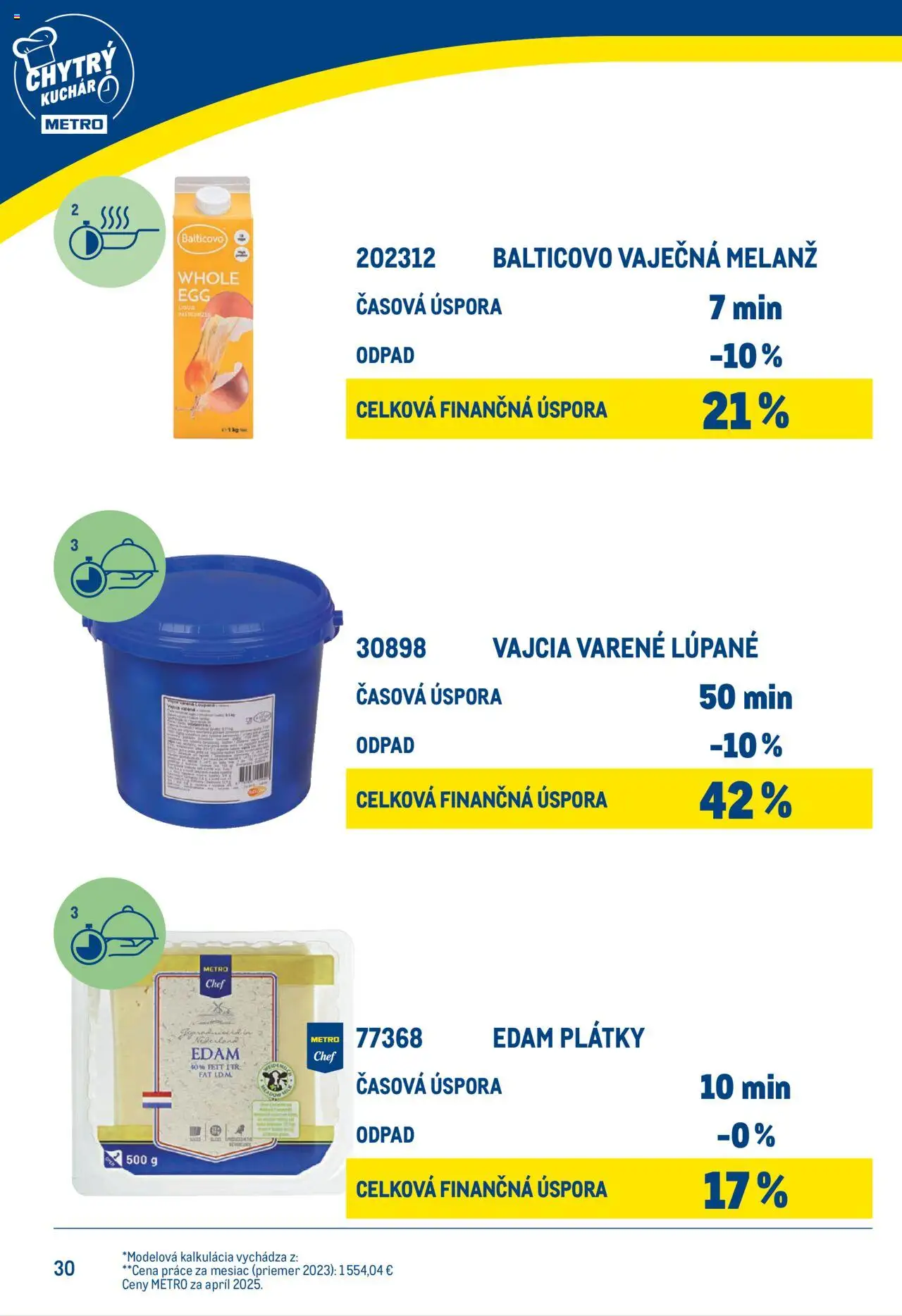Metro chytrý kuchár │ platný od 25.06.2025 | Strana: 30 | Produkty: Vajcia