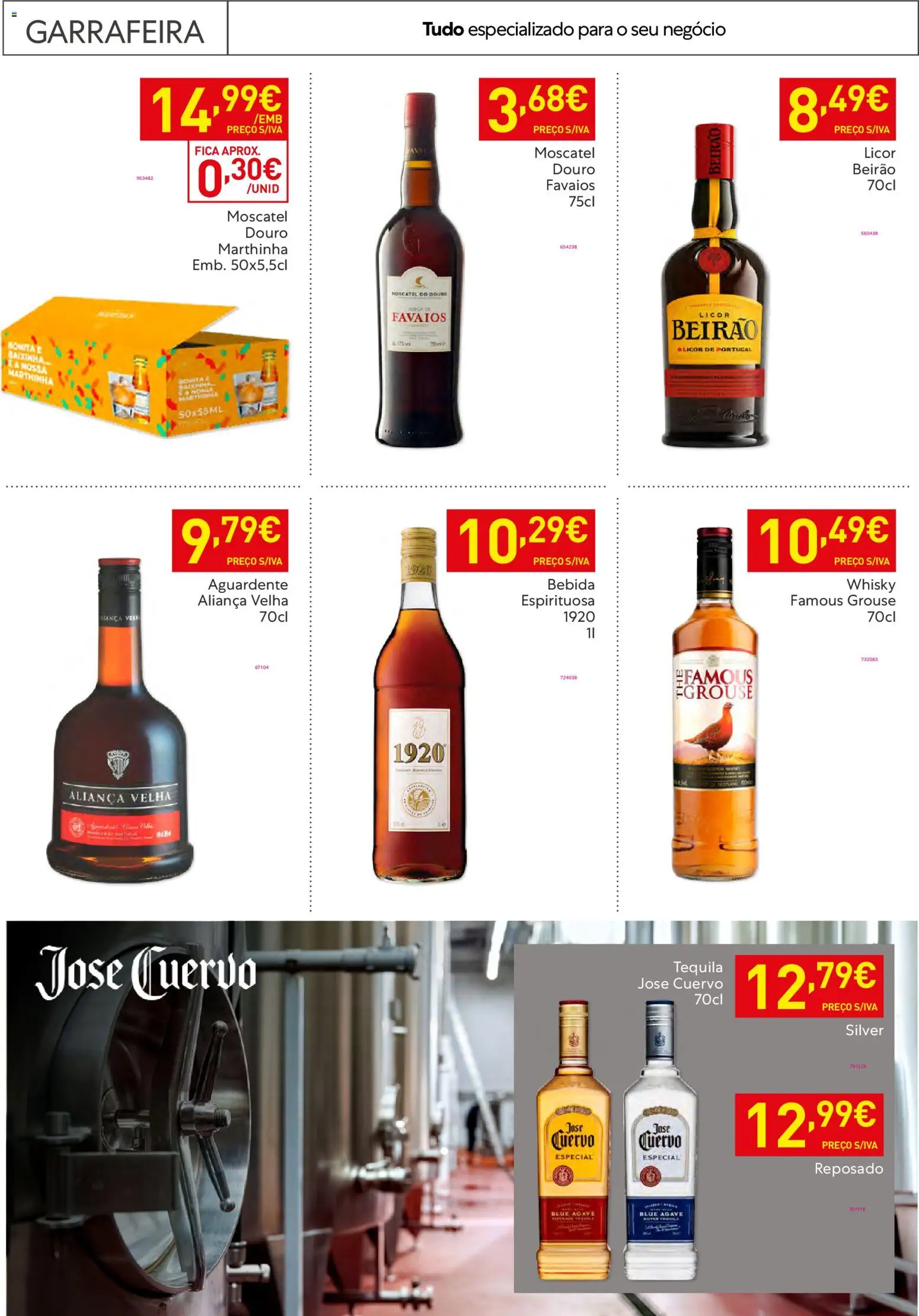 Recheio Horeca │ válido de 17.02.2026 | Página: 27 | Produtos: Aliança, Licor, Tequila, Bebida