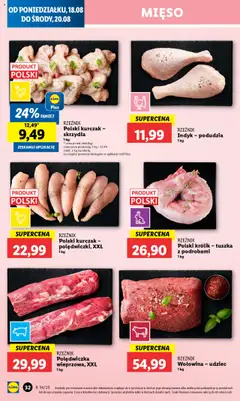 Lidl Gazetka od 18.08.2025 | Strona: 36 | Produkty: Kurczak, Mięso, Wołowina