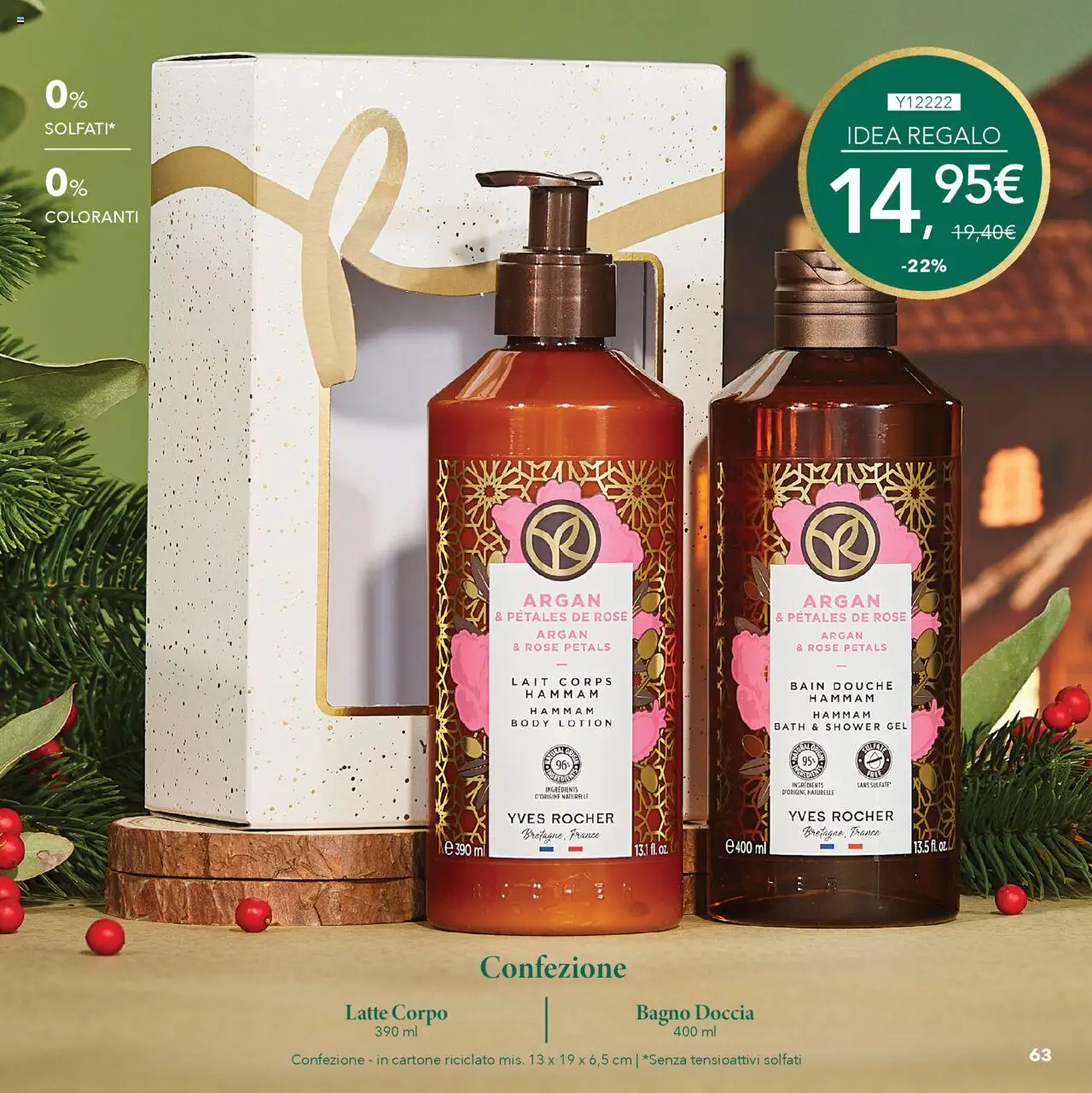 Volantino Yves Rocher del 17.10.2025 | Pagina: 63 | Prodotti: Latte, Bagno, Doccia
