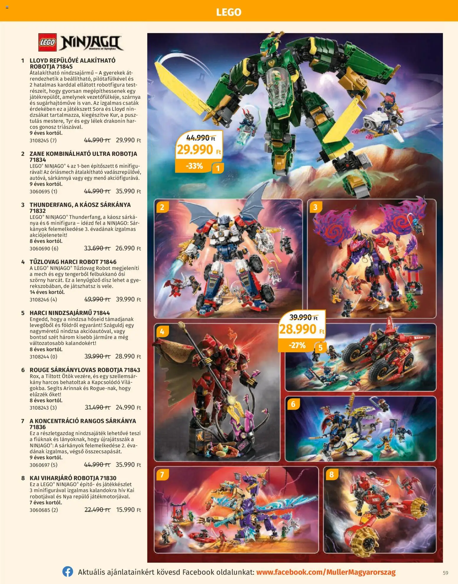 Müller akciós ujság - amely érvényes a következő dátumtól: 27.10.2025 | Oldal: 59 | Termékek: Robot