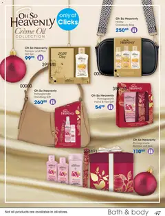 Clicks specials catalogue – valid from 28.10.2025 | Page: 47 | Products: Box, Bath, Cream, Foam