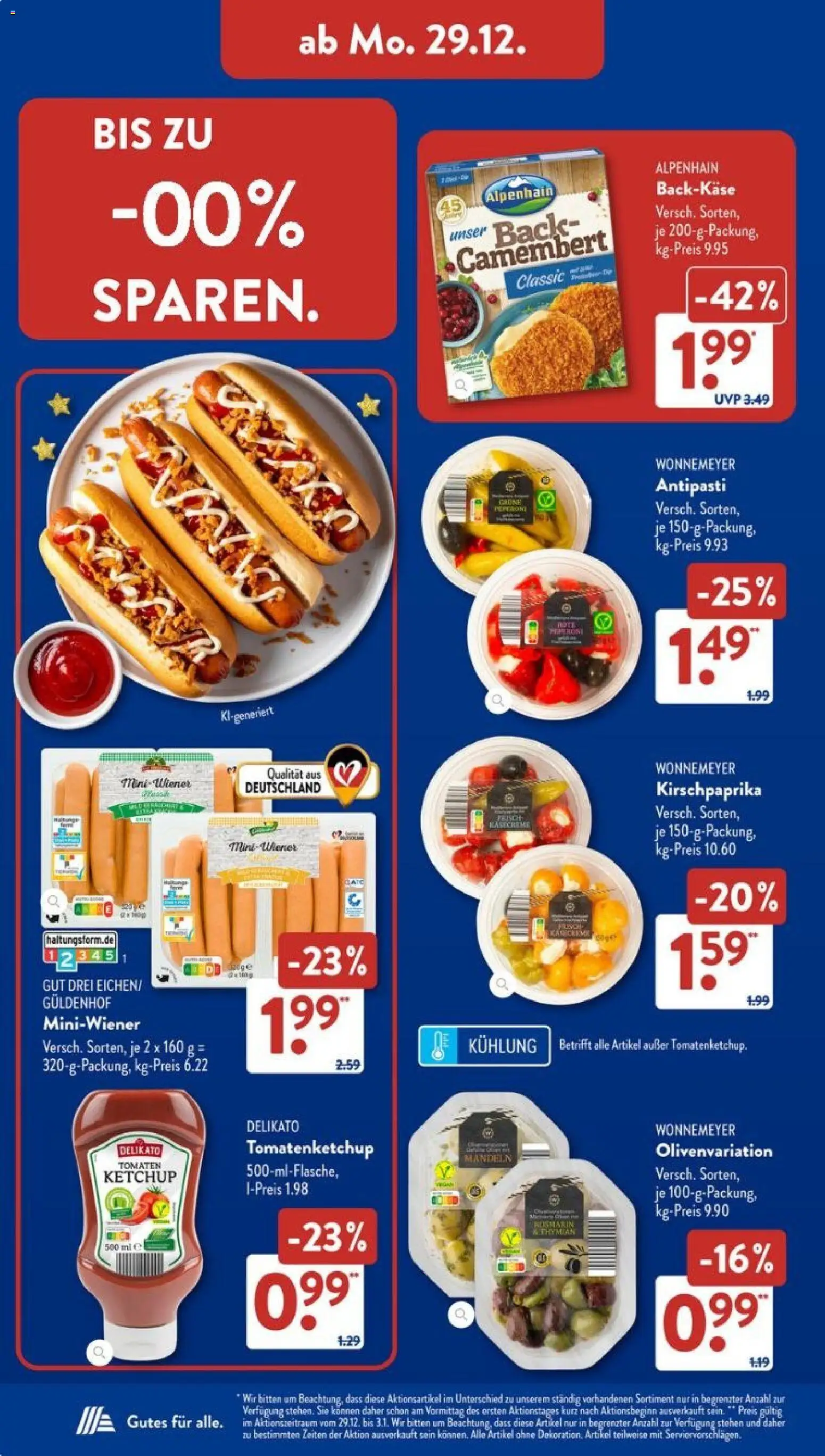 Aldi Süd Prospekt 	 – gültig ab 29.12.2025 | Seite: 12 | Produkte: Tomaten, Mandeln, Creme, Ketchup