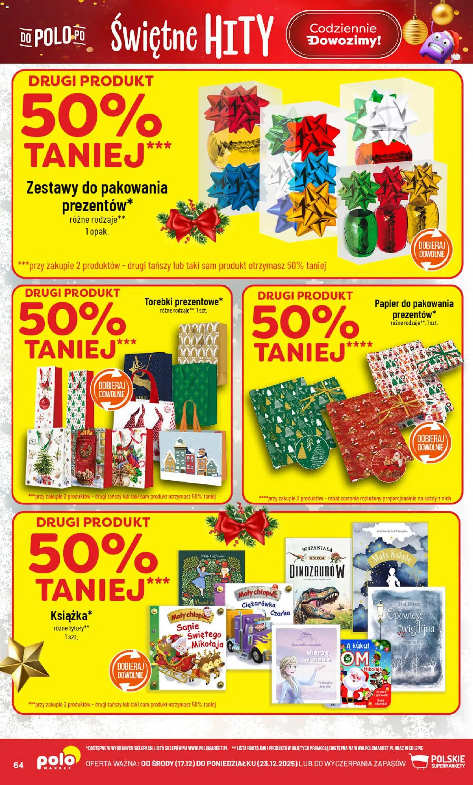 POLOmarket Gazetka od 17.12.2025 | Strona: 64 | Produkty: Torebki
