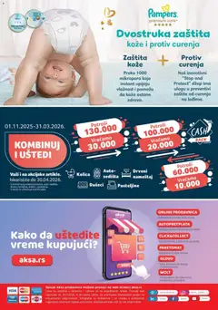 Aksa katalog - pregled Aksa kataloga - važi od 03.01.2026 | Strana: 16 | Proizvode: Sto, Kolica, Vrata, Posteljine