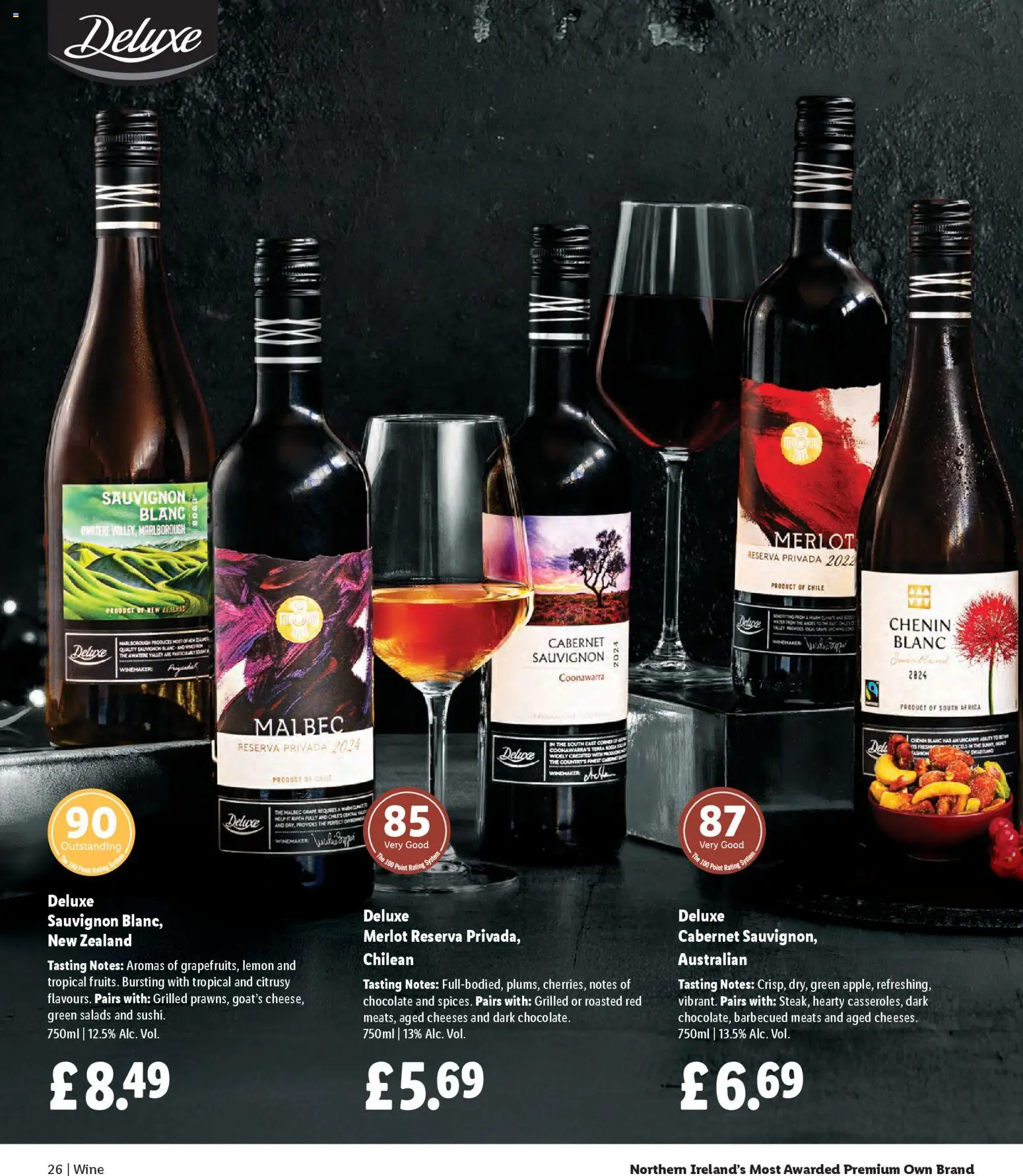 {H1} | Page: 26 | Products: Chocolate, Wine, Lemon