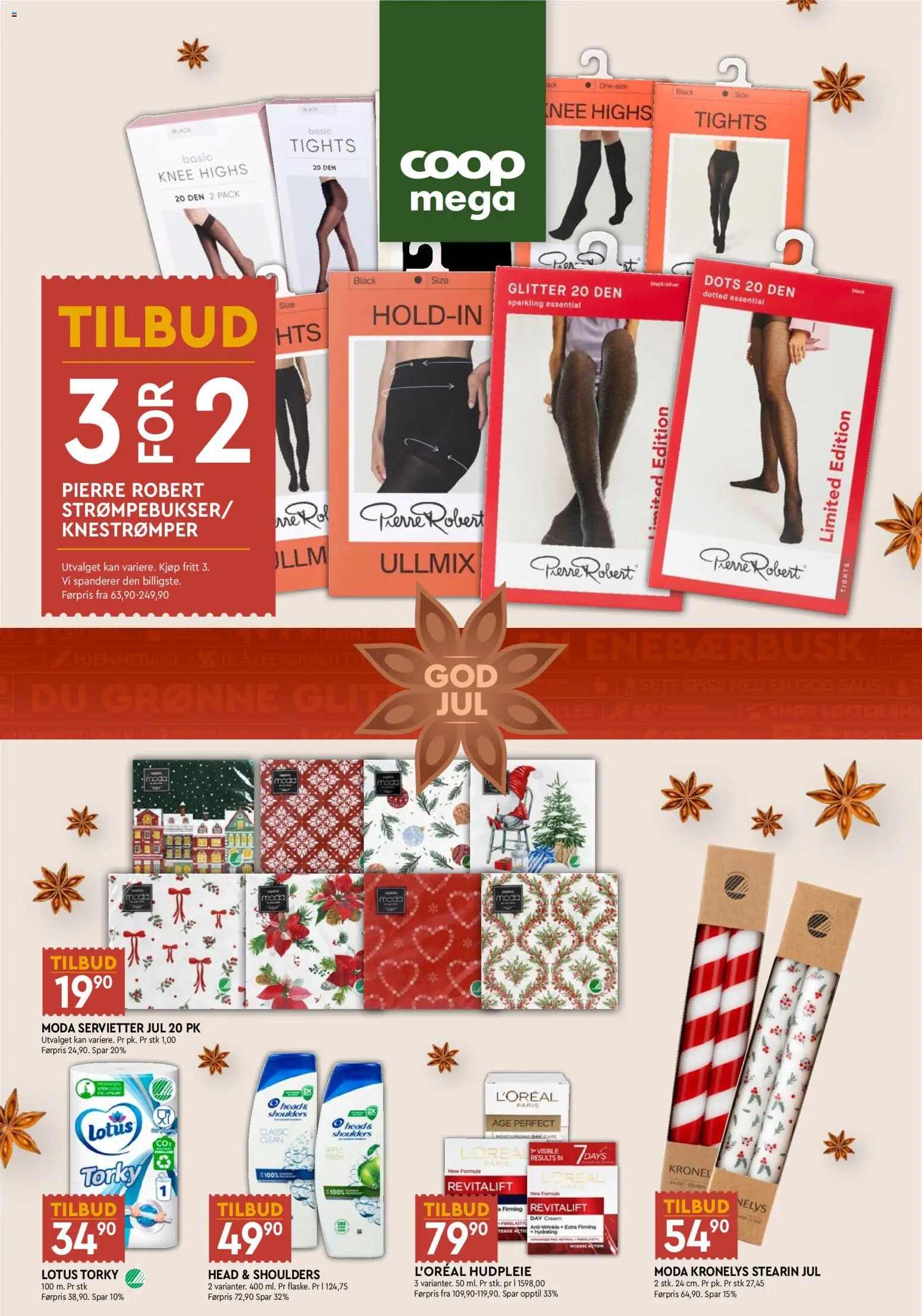 {H1} | Side: 9 | Produkter: Smør, Toaster, Servietter, Sparris