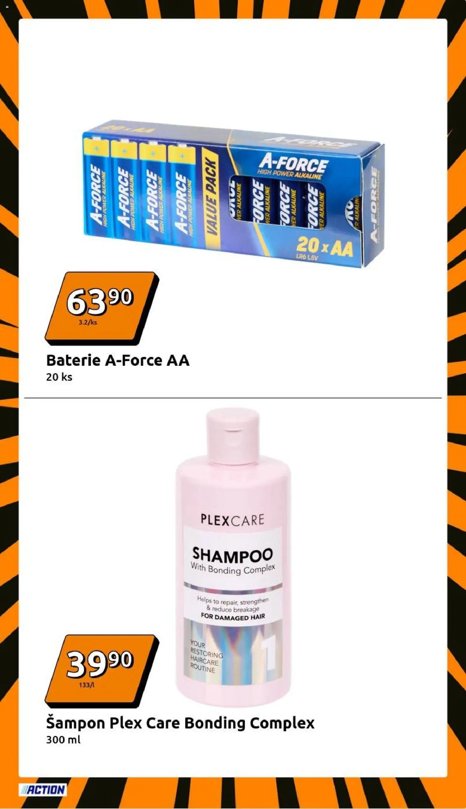 Action Black Friday od 26.11.2025 | Strana: 27 | Produkty: Baterie, Šampon