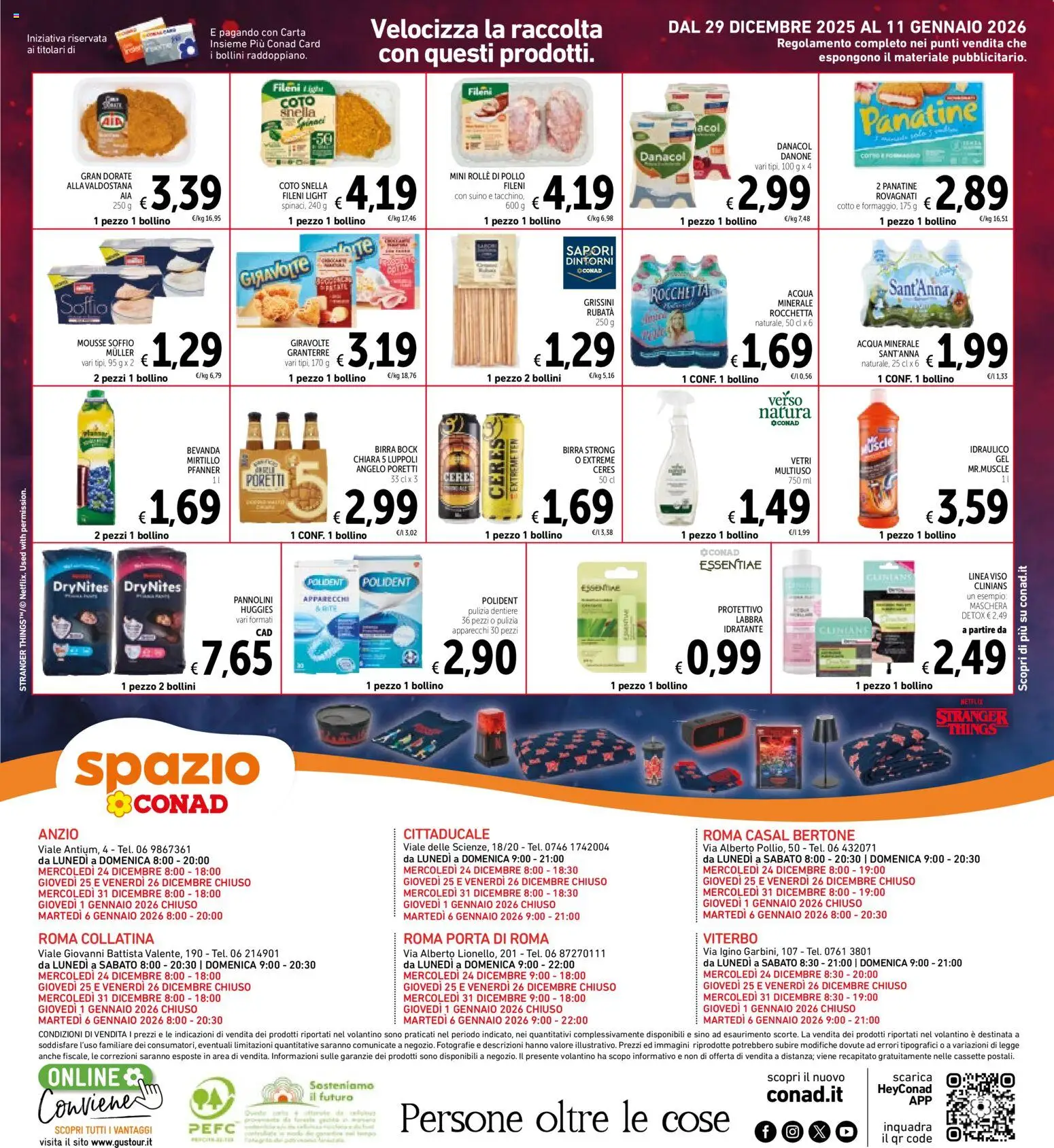 Volantino Spazio Conad del 22.12.2025 | Pagina: 27 | Prodotti: Pollo, Acqua, Ceres, Acqua minerale