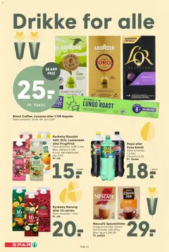 Spar - Tilbudsavis uge 12 gyldig fra 13.03.2026 | Side: 14 | Produkter: Æbler, Te, Mandler, Pepsi