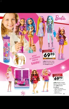 Pogląd oferty "Lalka Monster High, Barbie Color Reveal lub kucyk Barbie, Lalka Monster High, Barbie Color Reveal lub kucyk Barbie" - ważna od 27.10.2025 | Strona: 71 | Produkty: Ubrania, Lalka, Barbie, Szafa