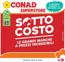 Anteprima del volantino Conad Superstore Lombardia catalogo valido a partire dal 06.11.2025