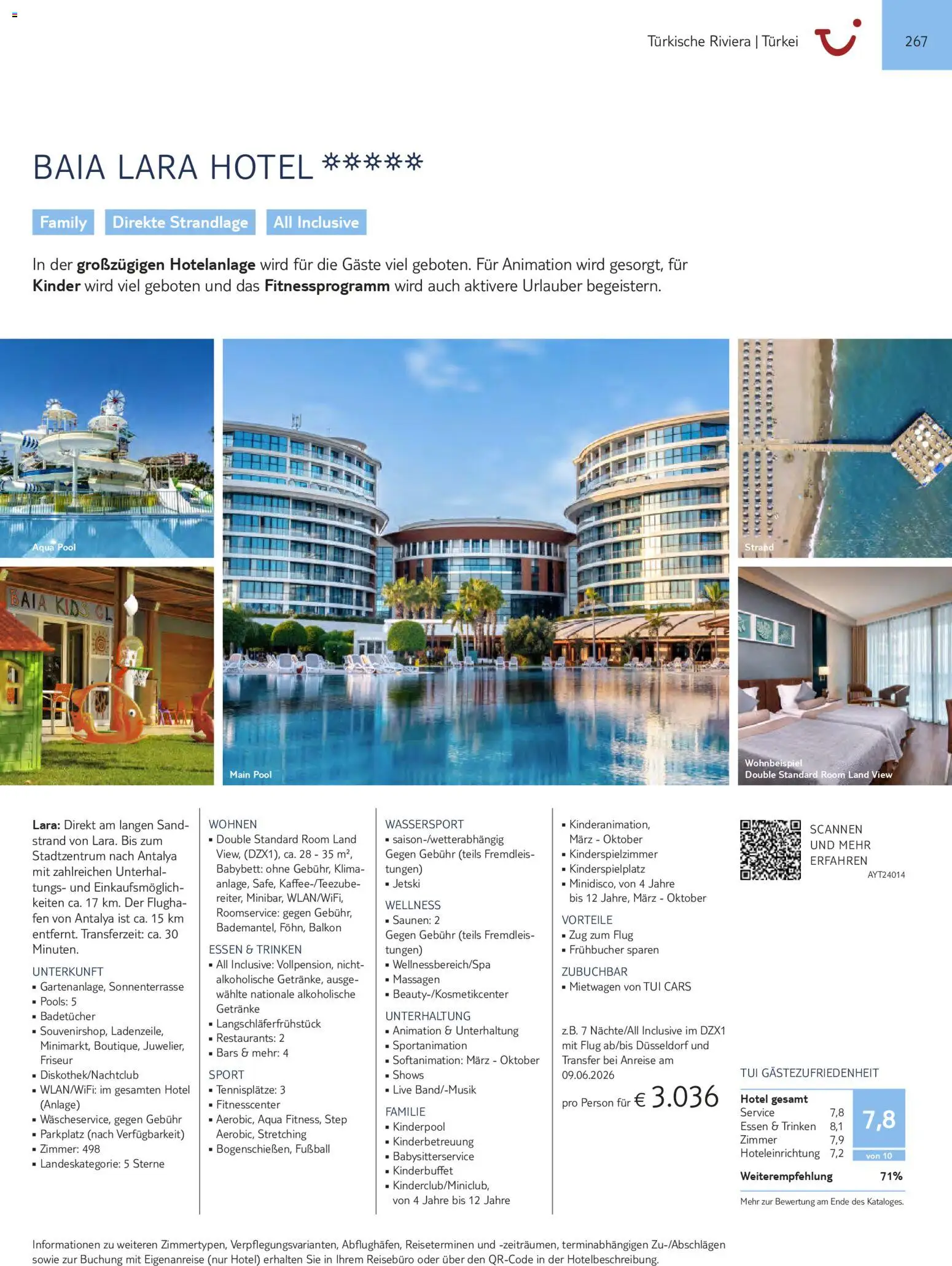 TUI Prospekt Südeuropa & Nordafrika 2026/27 – gültig ab 03.03.2026 | Seite: 267 | Produkte: Babybett, Fußball