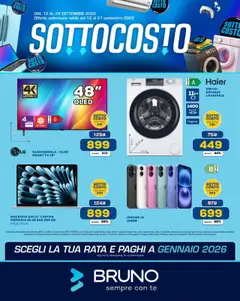 Anteprima del volantino BRUNO Sottocosto catalogo valido a partire dal 12.09.2025