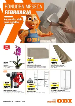 OBI katalog akcije – veljaven od 03.02.2026