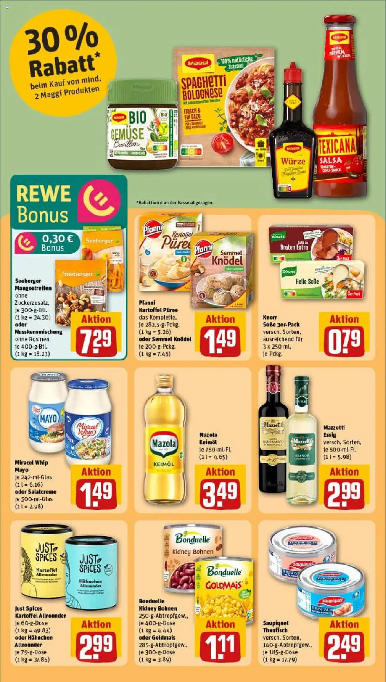 Rewe ihr Kaufpark Prospekt 	 – gültig ab 15.09.2025 | Seite: 20 | Produkte: Hahnchen, Thunfisch, Knorr, Soße