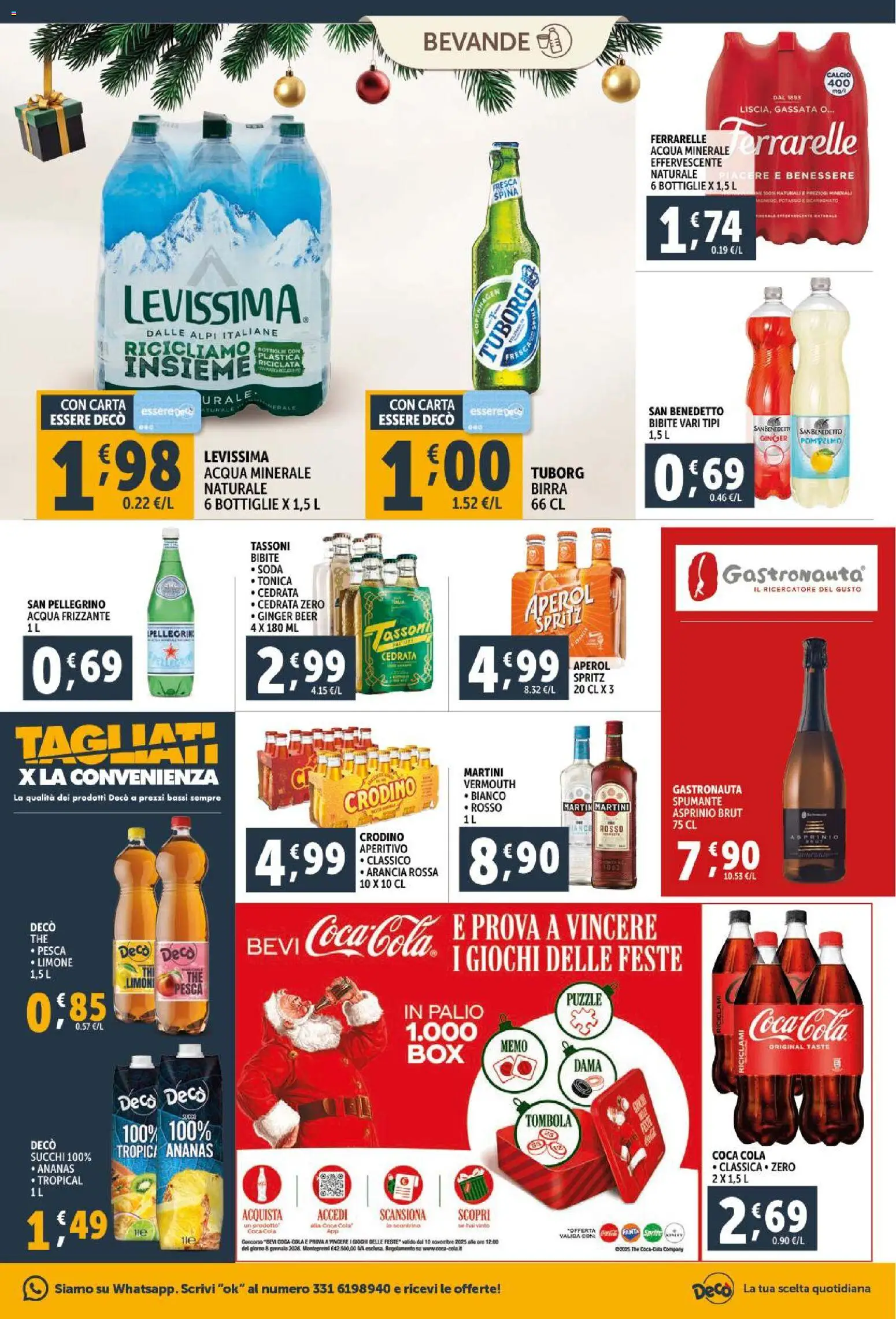 Volantino Decò del 15.12.2025 | Pagina: 23 | Prodotti: Pompelmo, Pesca, Arancia, Aperitivo