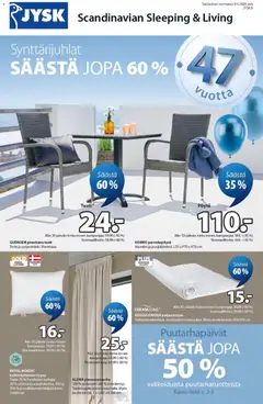 JYSK-mainoslehti voimassa 19.03.2026 alkaen