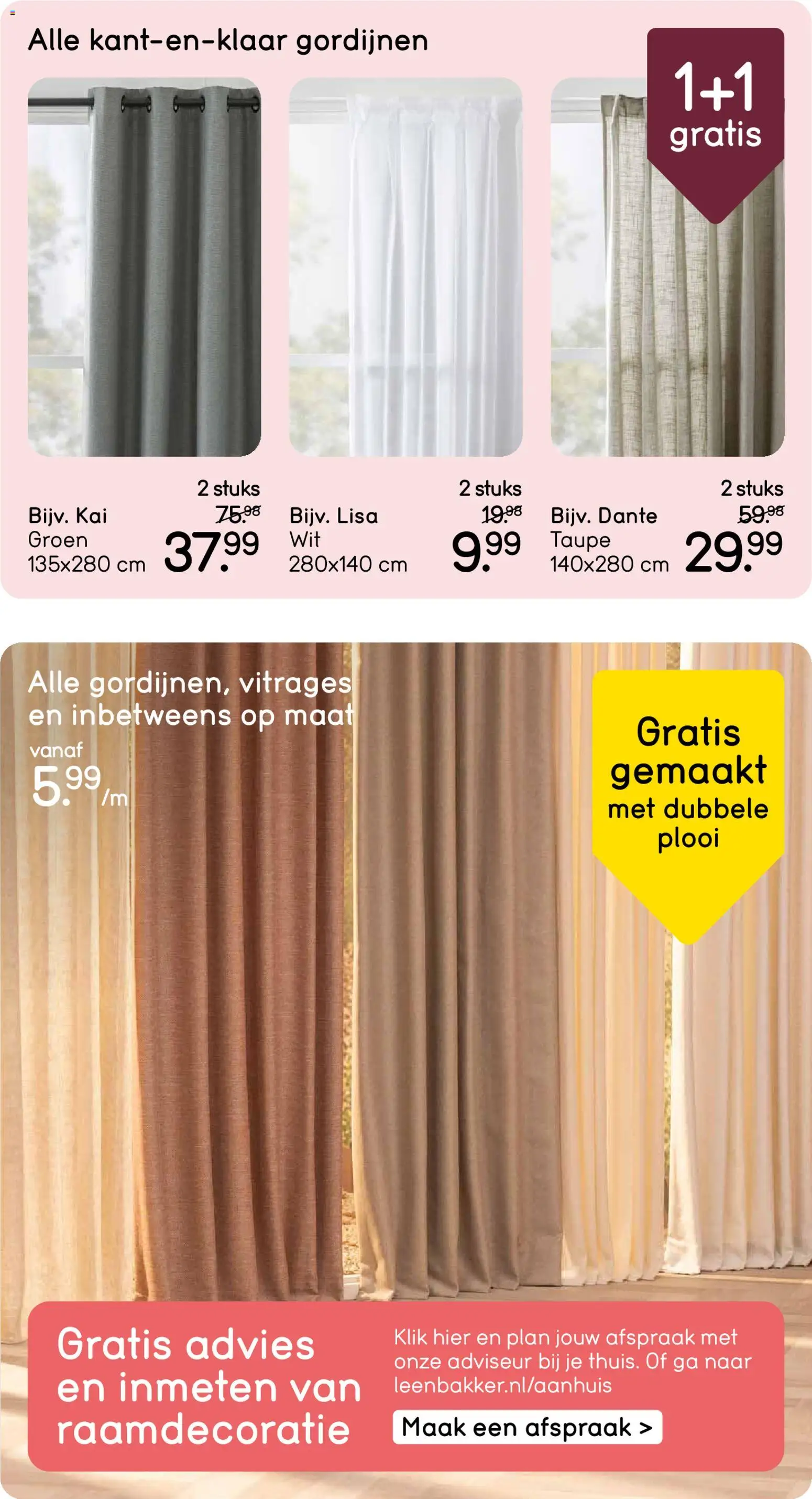 {H1} | Pagina: 31 | Producten: Gordijnen