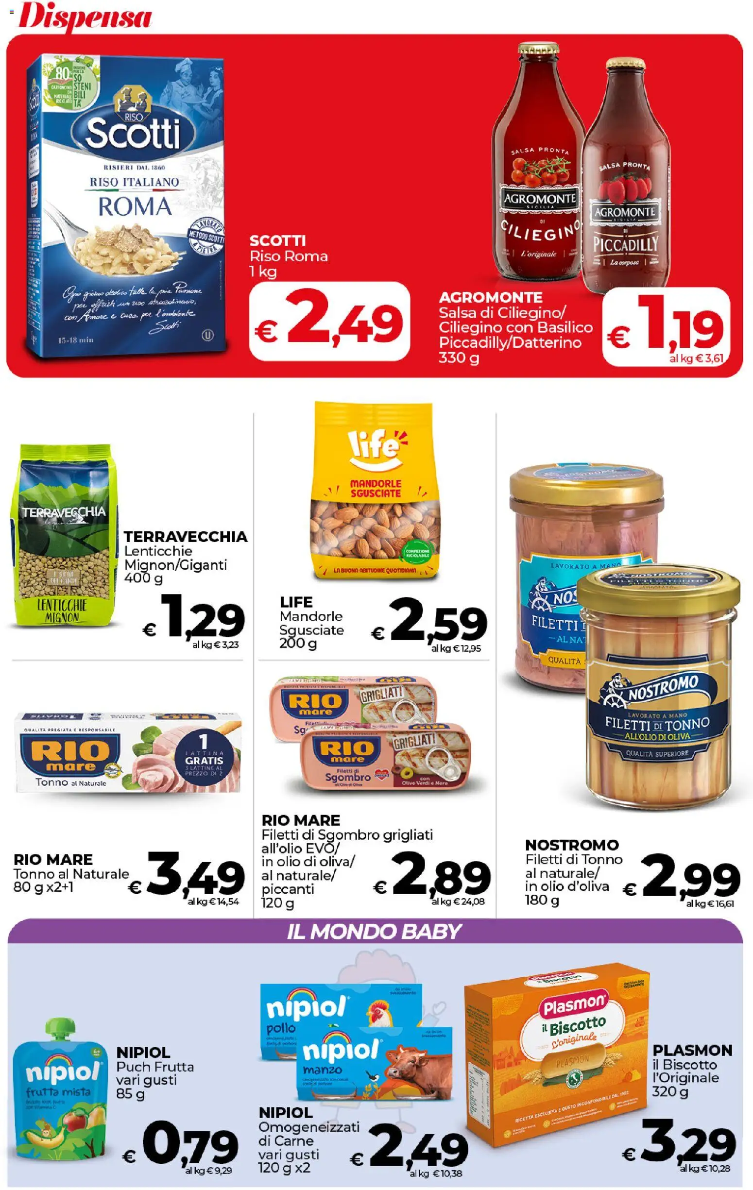 Volantino COOP del 17.01.2026 | Pagina: 24 | Prodotti: Lenticchie, Salsa, Olio, Tonno al naturale