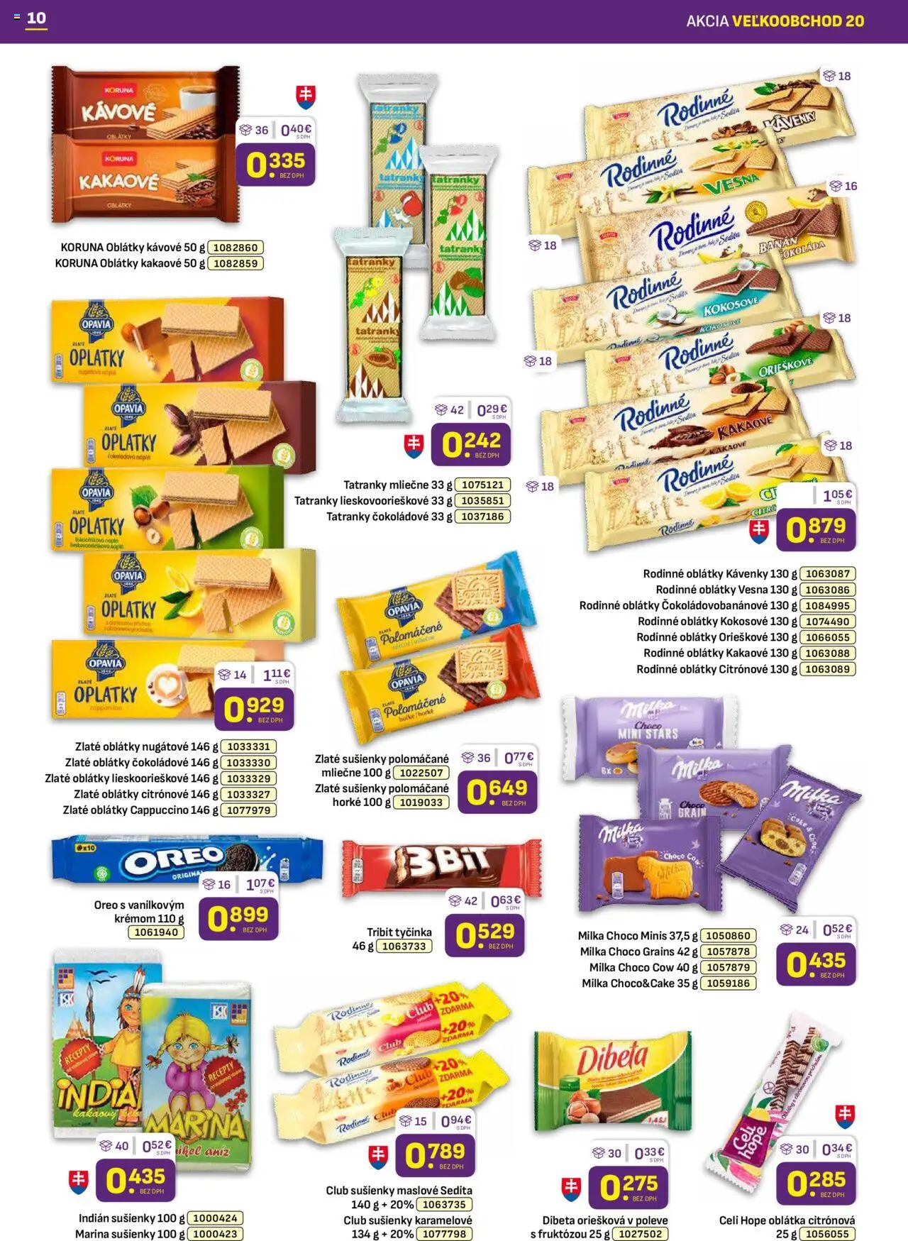 Nové Libex akcie – leták je platný od 06.10.2025 | Strana: 10 | Produkty: Čokoláda, Milka