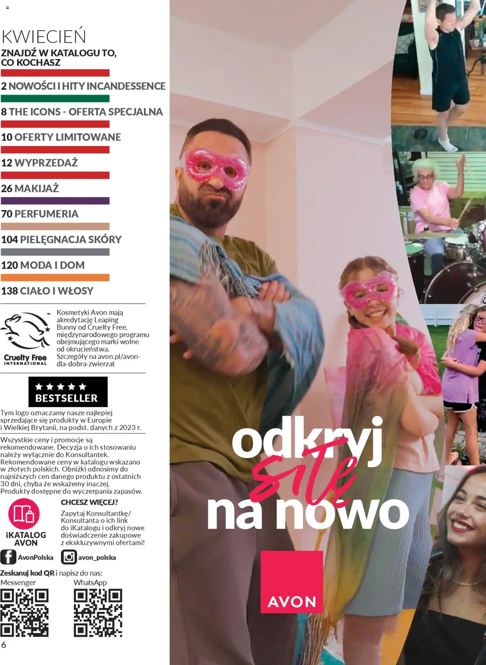 Avon Katalog 4 2026 od 01.04.2026 | Strona: 6 | Produkty: Kosmetyki, Makijaż