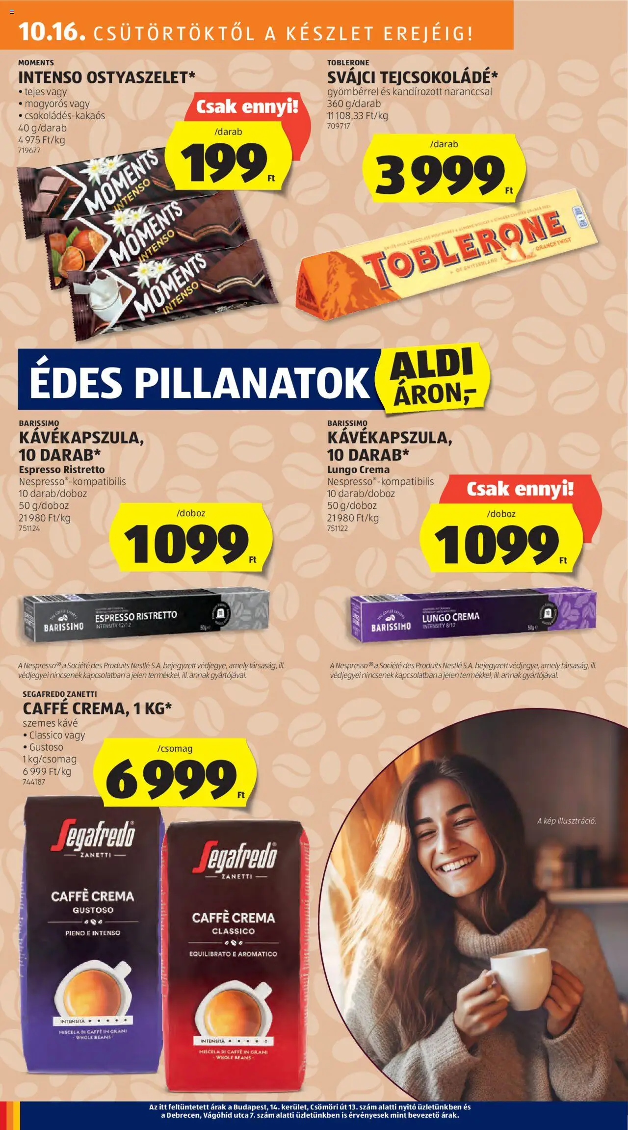 Aldi akciós ujság - amely érvényes a következő dátumtól: 16.10.2025 | Oldal: 20 | Termékek: Kávé, Szemes kávé