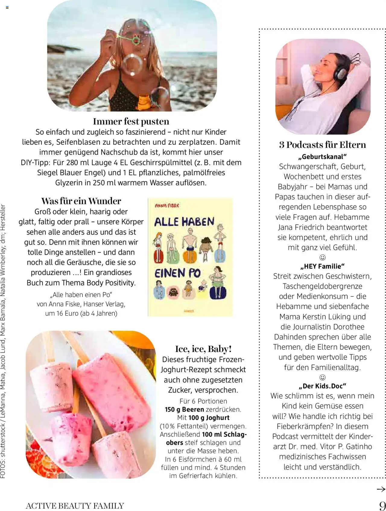 dm drogerie markt Active Beauty Family  gültig ab 03.06.2025 | Seite: 9 | Produkte: Geschirrspülmittel, Wasser, Gemüse, Joghurt
