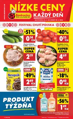 Biedronka leták platný od 23.04.2026