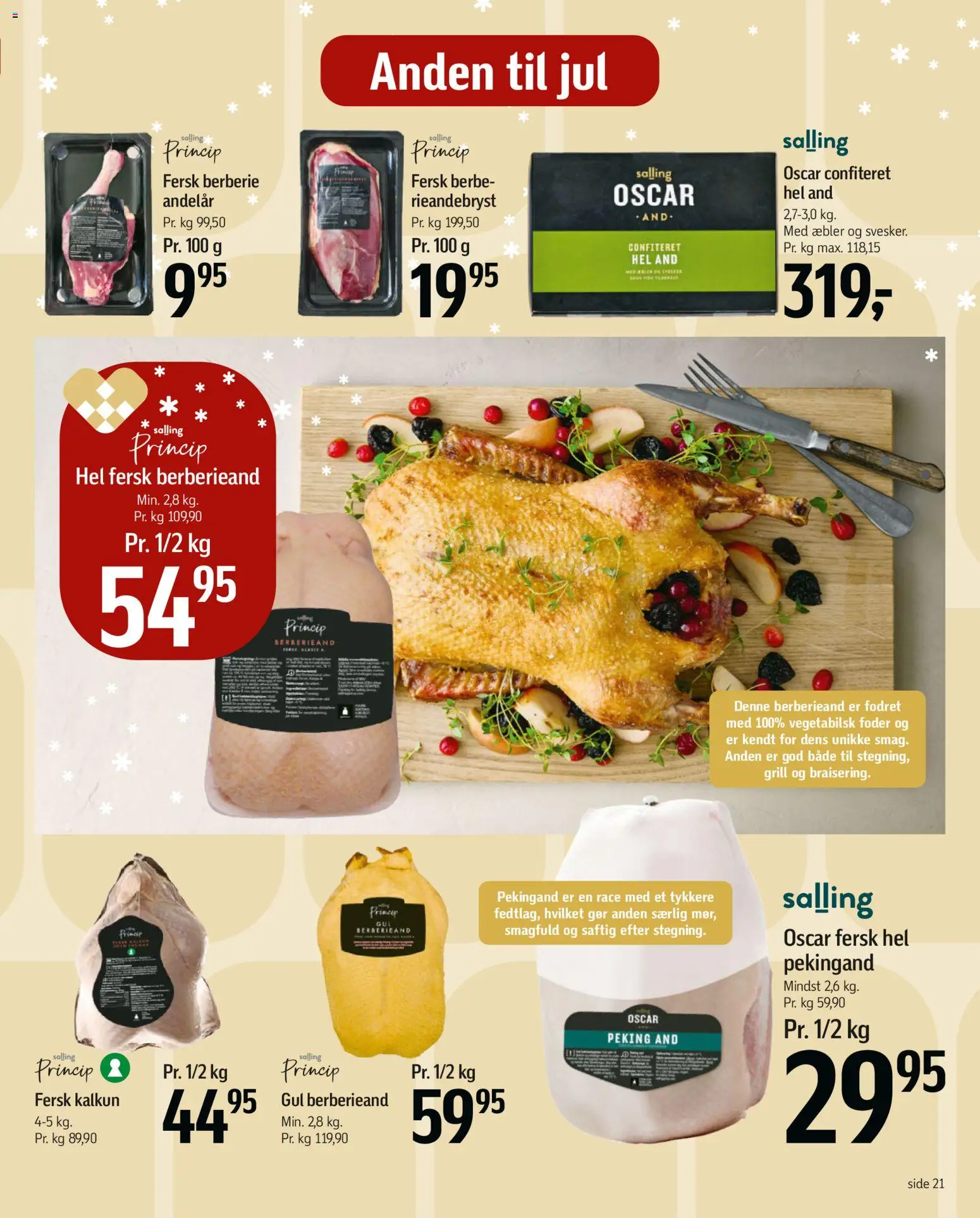 Føtex tilbudsavis – gyldig fra 19.12.2025 | Side: 21 | Produkter: Æbler, Kalkun, Grill