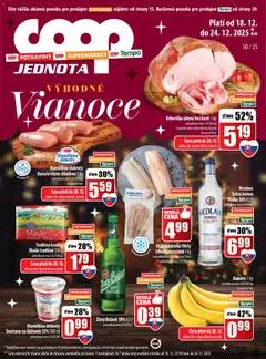 COOP Jednota leták platný od 18.12.2025