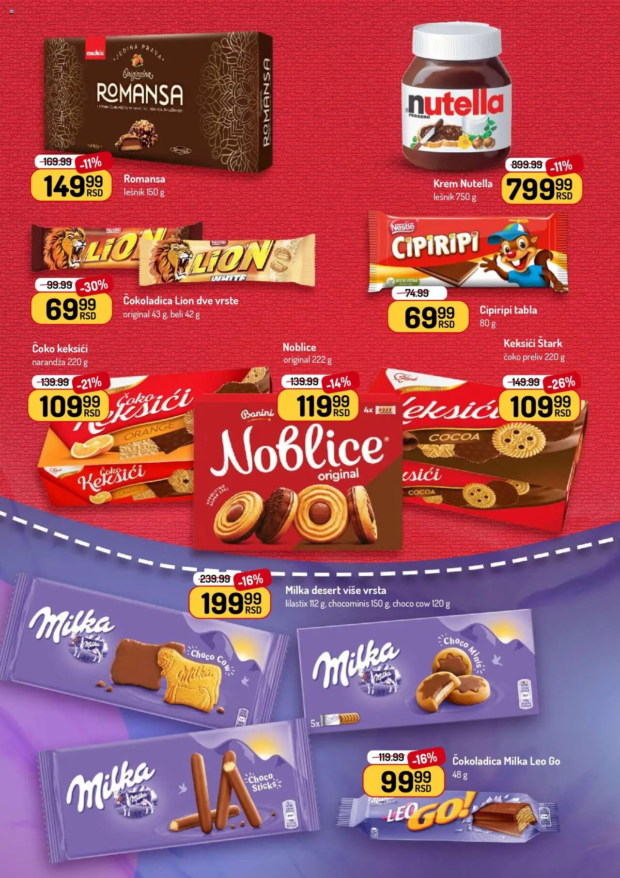 Aman katalog - važi od 21.07.2025 | Strana: 30 | Proizvode: Milka, Lešnik, Noblice, Nutella