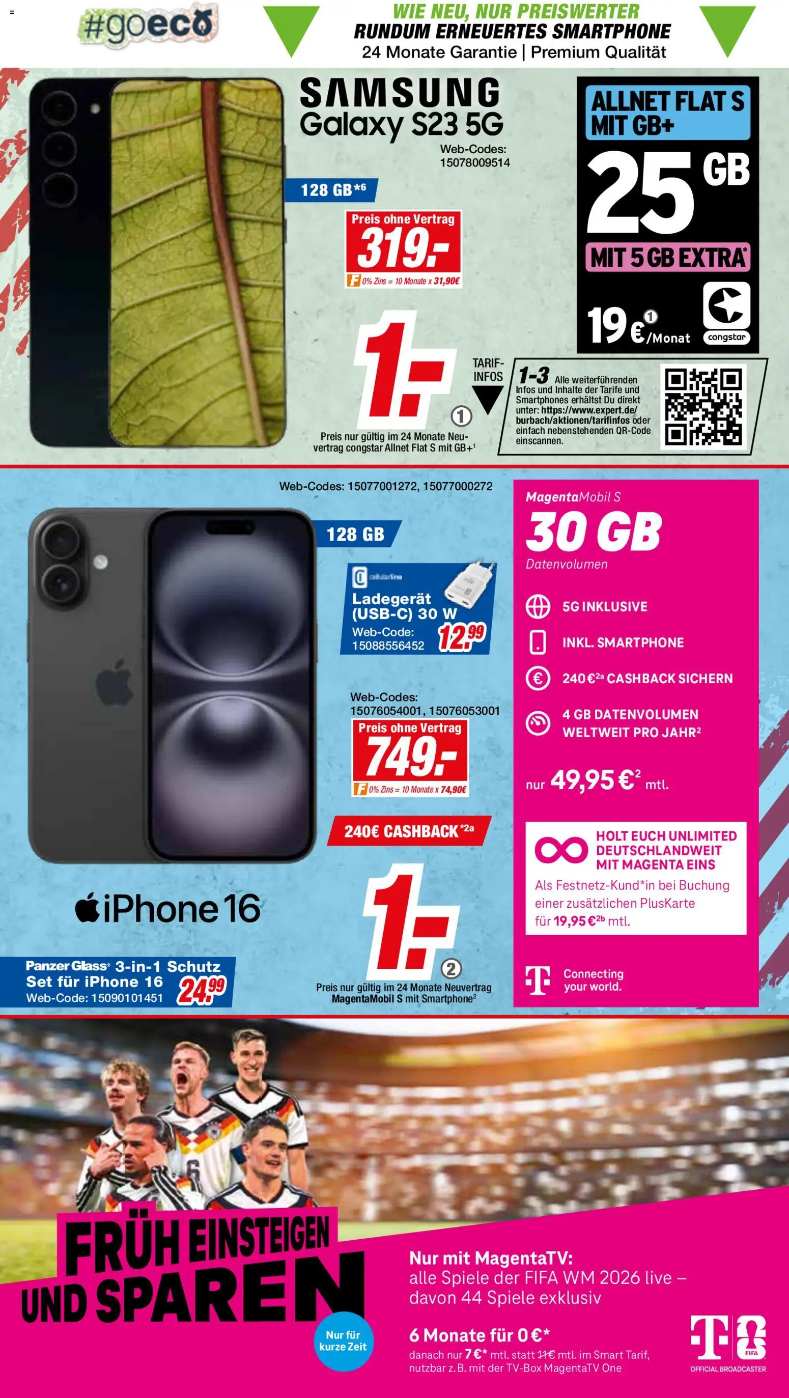 Expert Giessen – gültig ab 16.03.2026 | Seite: 4 | Produkte: Samsung, Smartphones, Iphone, Smartphone