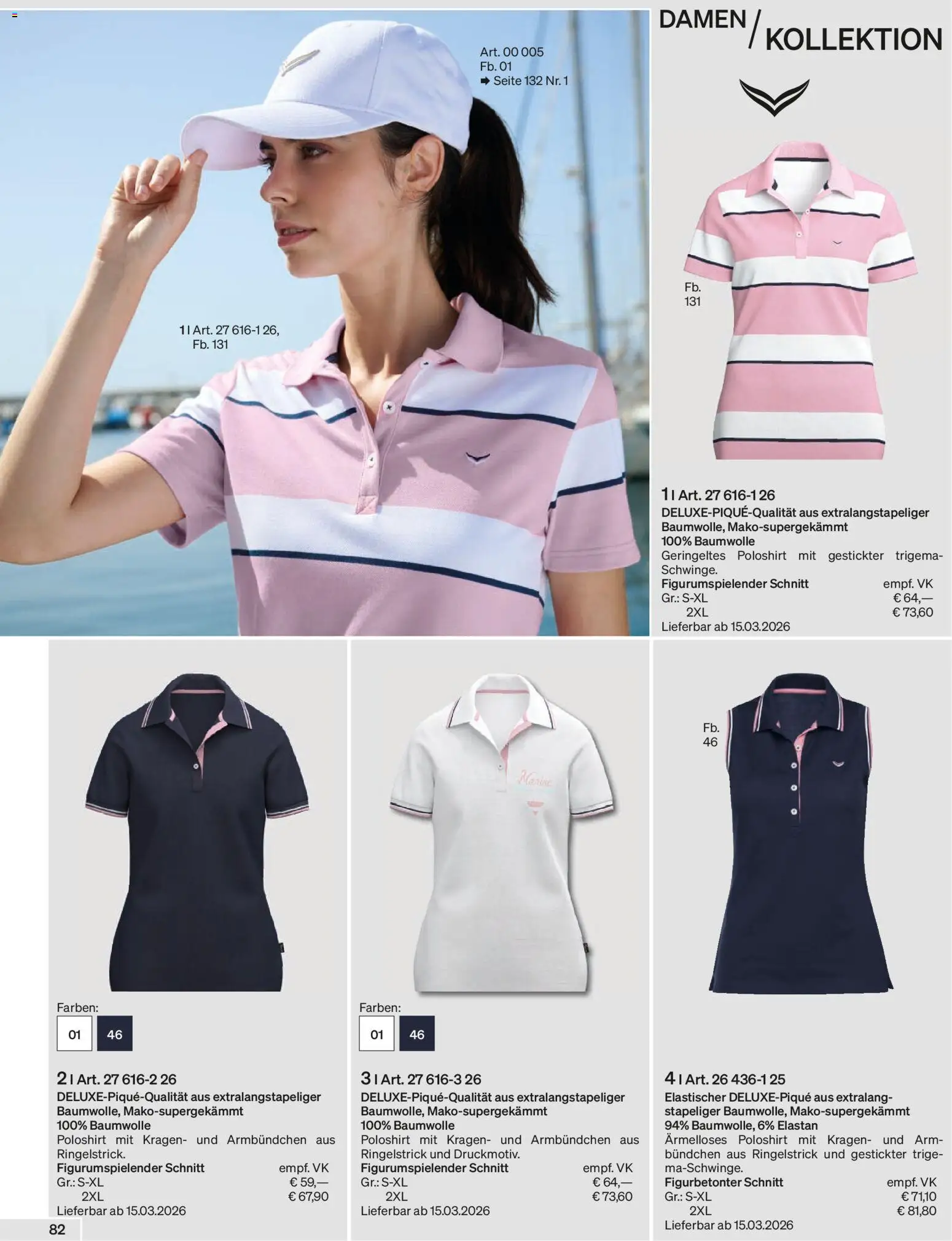 Trigema Prospekt – gültig ab 01.02.2026 | Seite: 82 | Produkte: Poloshirt