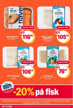 Forhåndsvisning av Coop Extra kundeavis gyldig fra 26.01.2026 | Side: 3 | Produkter: Fisk, Milkshake, Gresie, Mălai