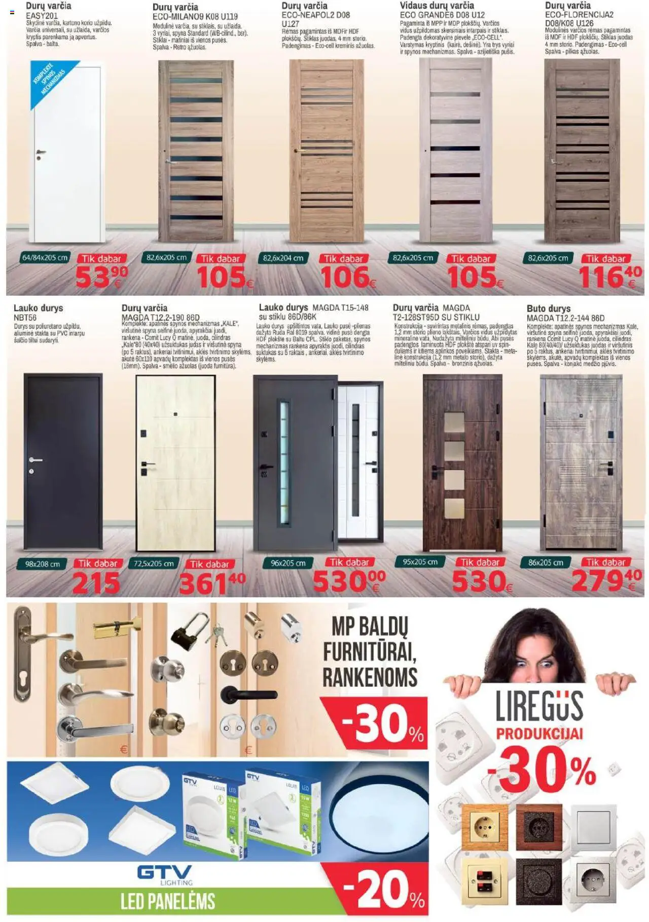BIKUVA akcijos nuo 07.10.2025 | Puslapis: 9 | Prekių: Spyna