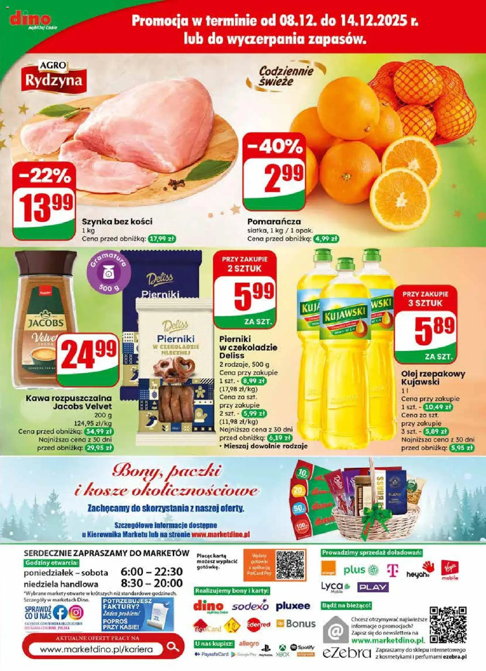 Dino Gazetka od 10.12.2025 | Strona: 81 | Produkty: Karta, Olej rzepakowy, Olej, Kawa