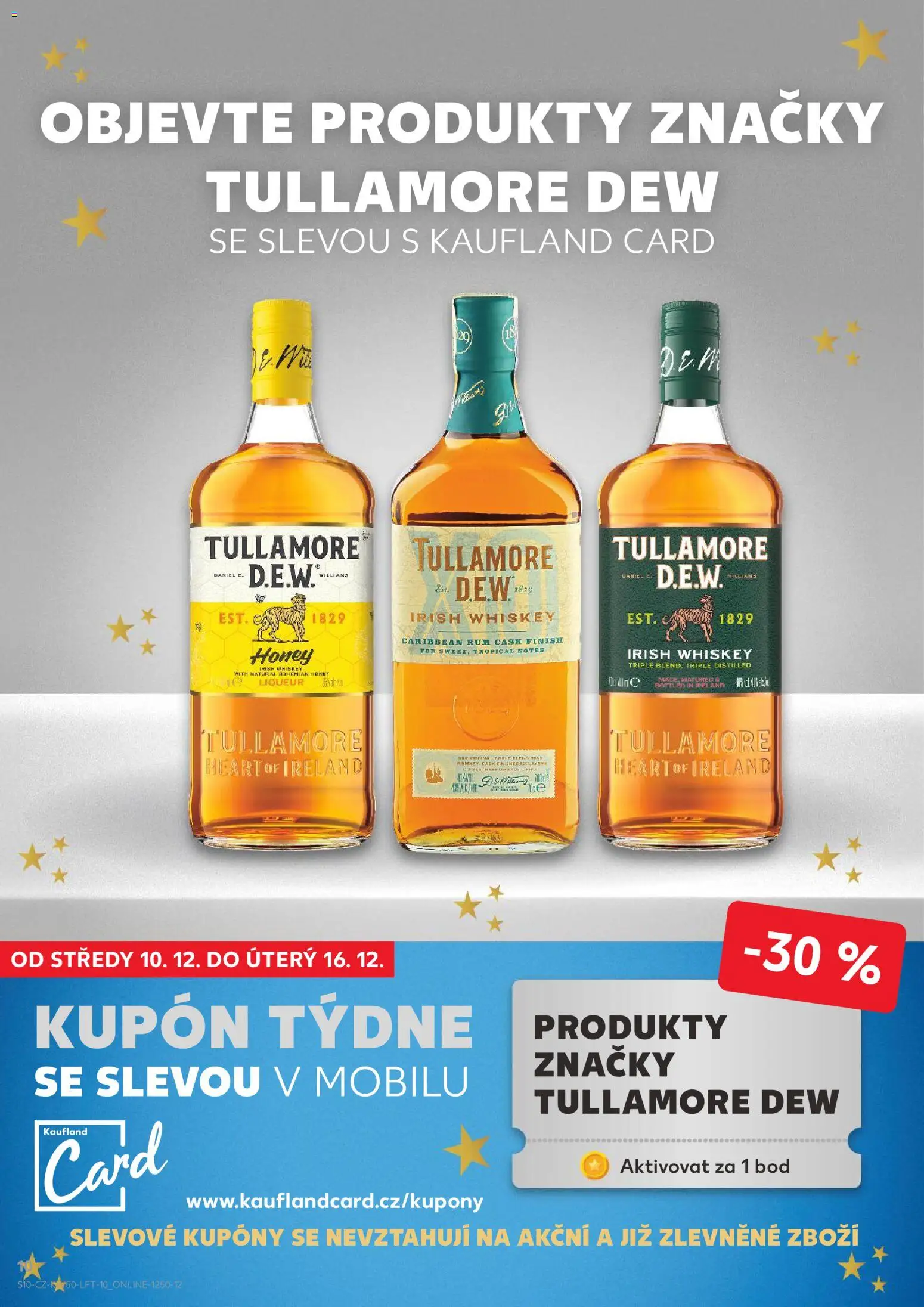 Kaufland leták - Chomutov od 10.12.2025 | Strana: 10 | Produkty: Finish, Rum, Whiskey, Tullamore Dew