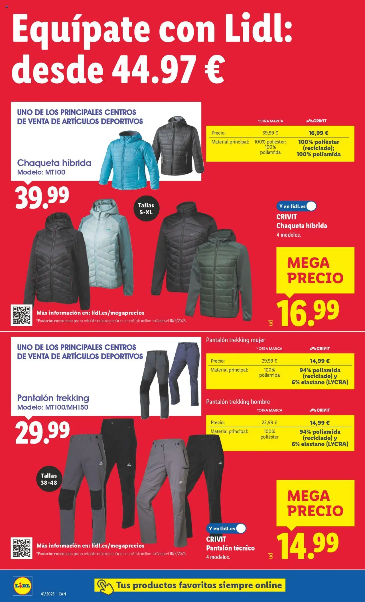 Lidl - Canarias │ válido desde el 06.10.2025 | Página: 12 | Productos: Chaqueta
