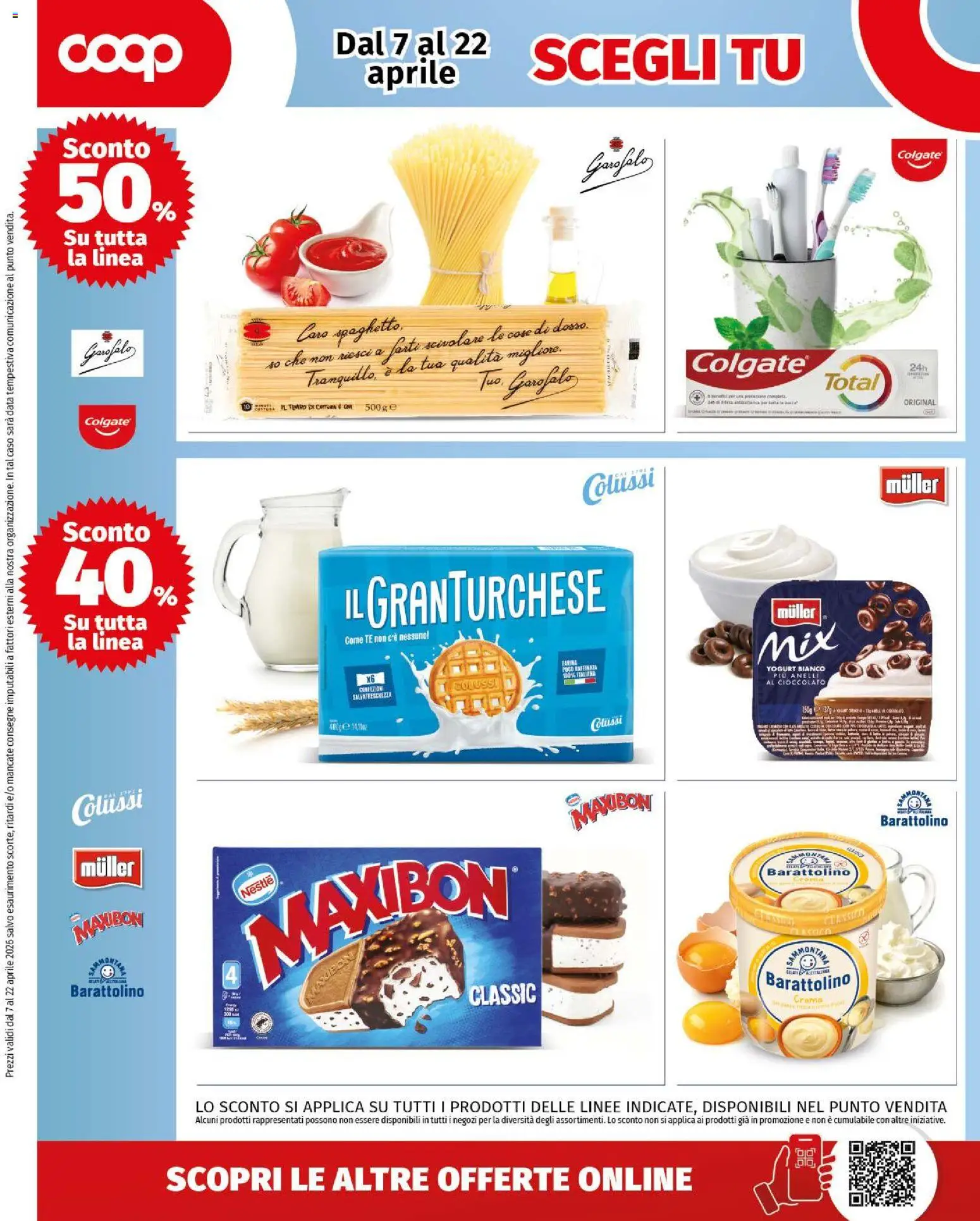 Volantino COOP del 07.04.2026 | Pagina: 2 | Prodotti: Yogurt, Cioccolato, Tè, Data