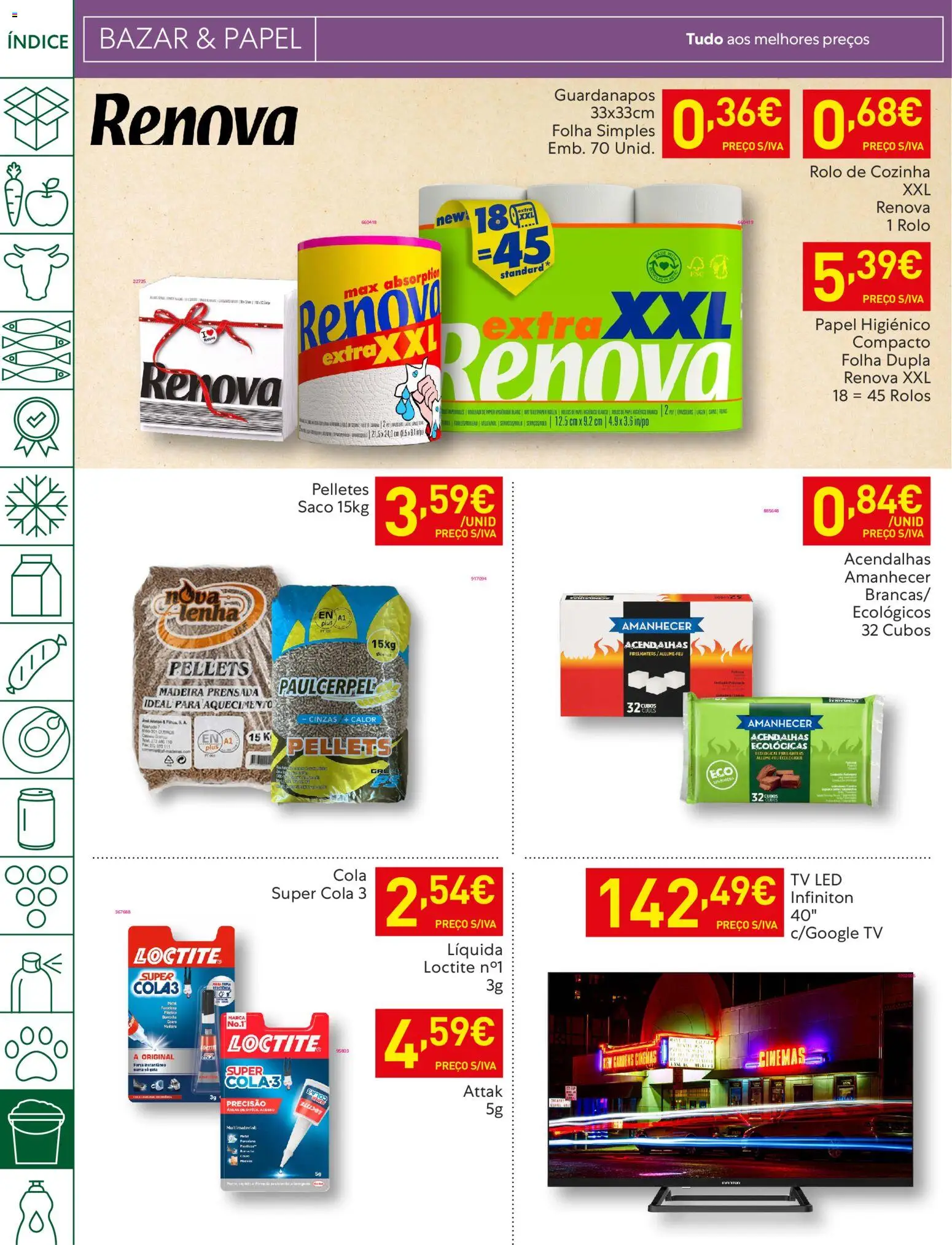 Recheio folheto │ válido de 27.01.2026 | Página: 48 | Produtos: Papel higiénico, Tv led, Guardanapos